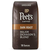 Peet's Coffee, Dark Roast Ground Coffee - Major Dickason's Blend 18 Ounce Bag - Showlu Well Nation Store